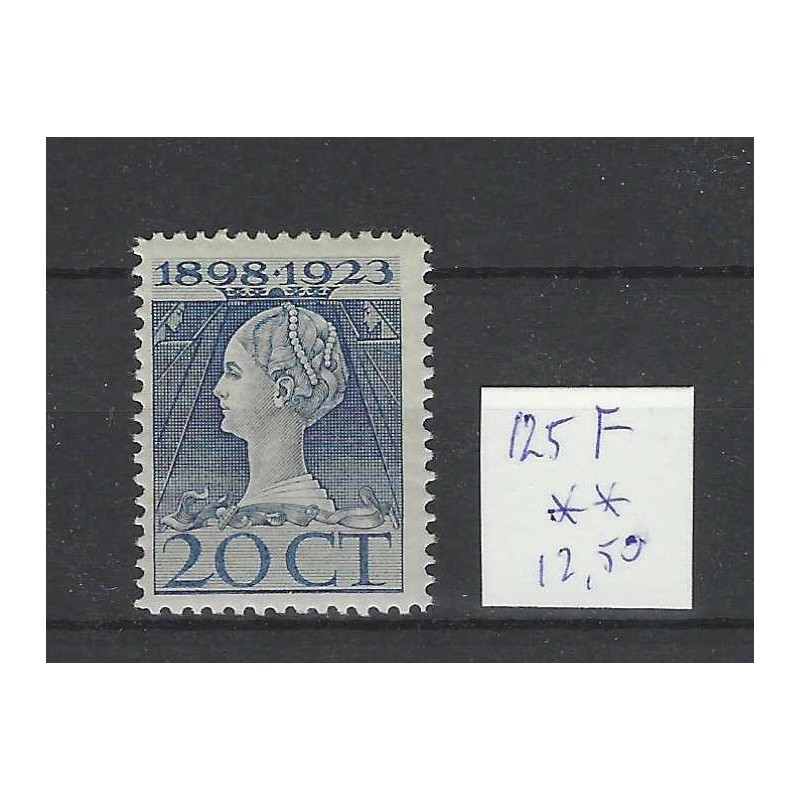 Nederland 125F  Wilhelmina 1923 MNH/postfris CV 12,50 €