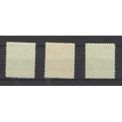 Nederland 163A-165A Wilhelmina z. wm.  MNH/postfris CV 650€