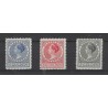 Nederland 163A-165A Wilhelmina z. wm.  MNH/postfris CV 650€