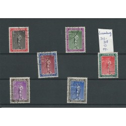 Luxemburg  303-308  Chartas  VFU/gebr  CV 50 €
