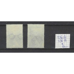 Nederland 236A-236B Wilhelmina Fotomontage MH/ongebr  CV 80 € Certificaat