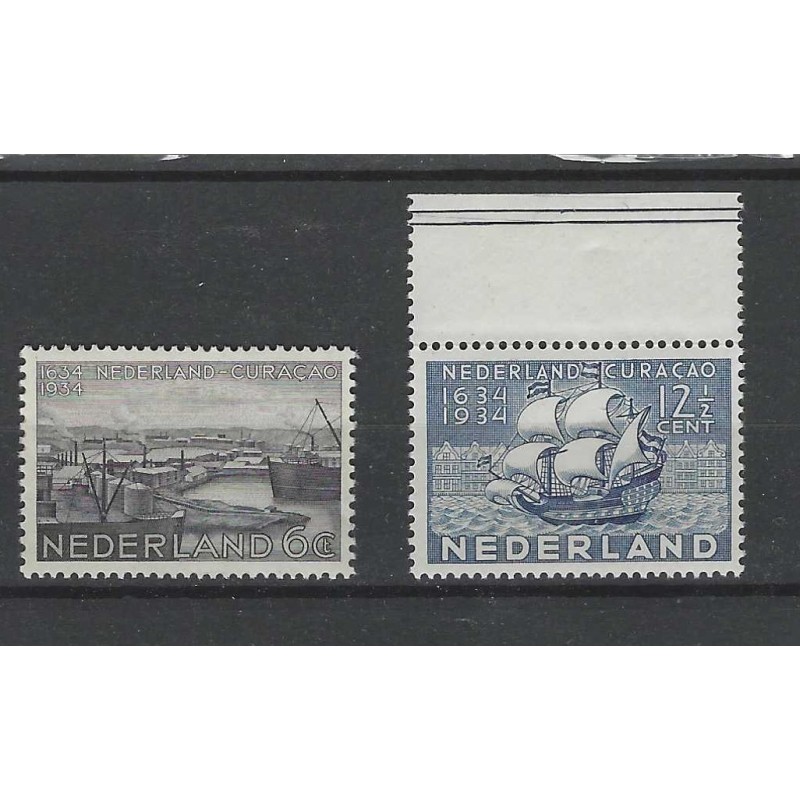 Nederland 267-268 Curacao-zegels MNH/postfris  CV 80 €
