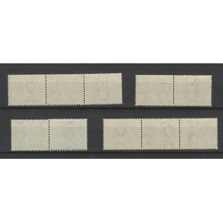 Nederland 356A-D  Guilloche Combinaties MNH/postfris CV 98 €