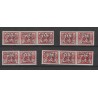 Nederland 356A-D  Guilloche Combinaties MNH/postfris CV 98 €