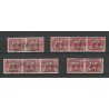 Nederland 356A-D  GUILLOCHE combinaties VFU/gebr CV 67 €