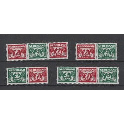 Nederland 379a-d  Vliegende Duif  Combinaties MNH/postfris CV 11 €