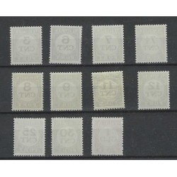 Nederland P69-79 Port 1921-1938 MNH/postfris  CV 65 €