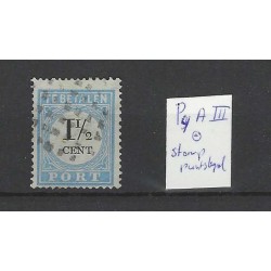 Nederland P4A-III  Port 1881 met STOMME-puntstempel VFU/gebr  CV -,- €