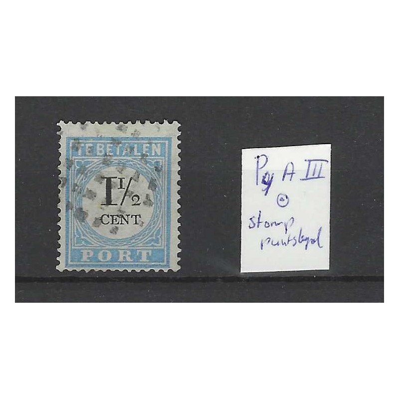 Nederland P4A-III  Port 1881 met STOMME-puntstempel VFU/gebr  CV -,- €