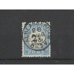 Nederland P5D-III  Port 1881 "ALBLASSERDAM 1893" VFU/gebr  CV 20+ €
