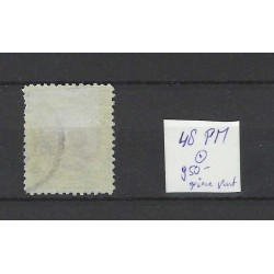 Nederland 48PM Wilhelmina  met plaatfout VFU/gebr  CV 950+ €