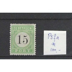 Curacao P5fa Port 1889 "PUNT-PORT"  MH/ongebr CV 100 €