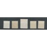 Suriname 60-64 Kroontjes-opdruk  VFU/gebr  CV 250 €