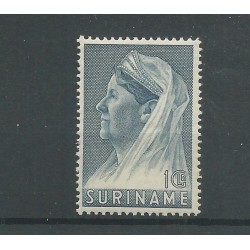 Suriname 176 Wilhelmina 1 Gld MNH/postfris  CV 30 €