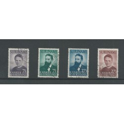 Suriname 280-283 Curie en Röntgen  VFU/gebr  CV 50 €