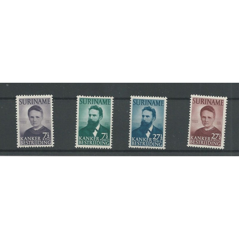 Suriname 80-283 Curie en Röntgen MNH/postfris CV 90 € Suriname 80-283 Curie en Röntgen MNH/postfris CV 90 €