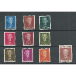 Suriname 285-294 Koningin Juliana  MNH/postfris CV 55 €