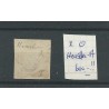 Nederland 2 plt I met "HEUSDEN-A"  VFU/gebr  CV 50 € +600 Eysinga