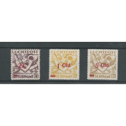 Suriname  LP24-26 Overdrukken  MH/ongebr  CV 59 €