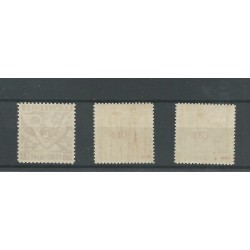 Suriname  LP24-26 Overdrukken  MH/ongebr  CV 59 €
