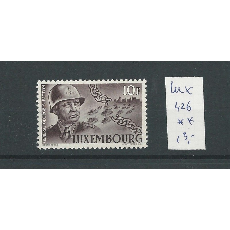 Luxemburg 426 George S. Patton MNH/postfris CV 13 € Luxemburg 426 George S. Patton MNH/postfris CV 13 €