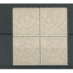 Suriname LP24 in blok 4 OPDRUKFOUTEN  MNH/postfris  CV 16++++€