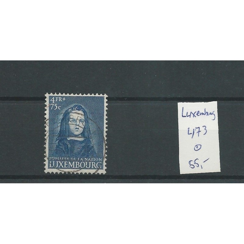 Luxemburg 473 Kriegswesen 4FR+75ct VFU/gebr CV 55 € Luxemburg 473 Kriegswesen 4FR+75ct VFU/gebr CV 55 €