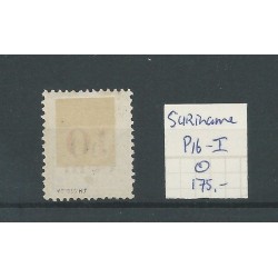 Suriname P16-I  Port 1911  VFU/gebr  CV 175 €