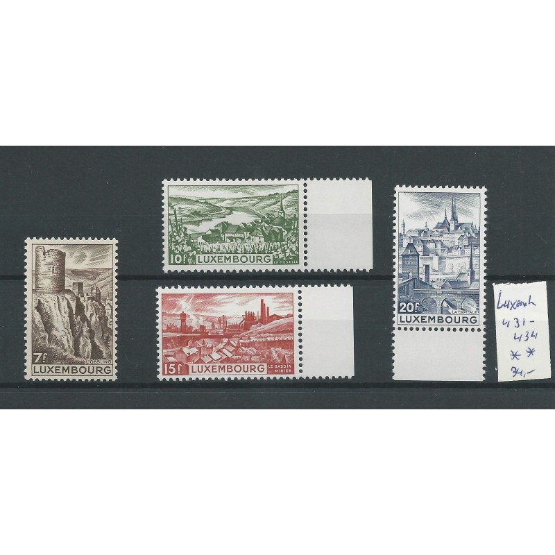 Luxemburg 431-434 Landschaften MNH/postfris CV 34 € Luxemburg 431-434 Landschaften MNH/postfris CV 34 €
