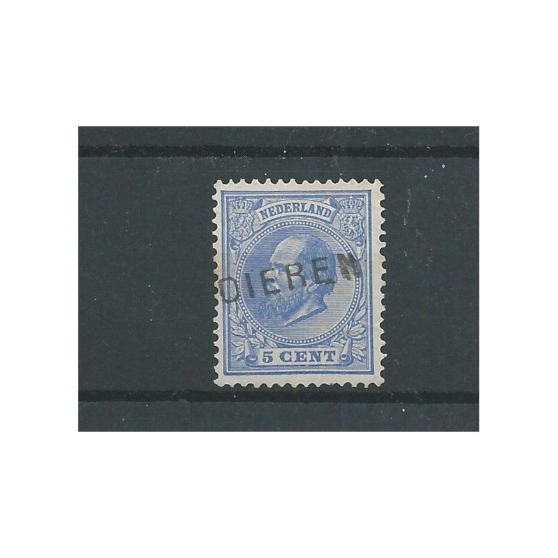 Nederland 19 met DIEREN langstempel VFU/gebr CV 10 € Nederland 19 met DIEREN langstempel VFU/gebr CV 10 €