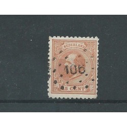 Nederland 23E 11,5x12 kl.gt   Willem III   VFU/gebr  CV 95 €