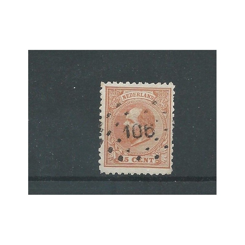 Nederland 23E 11,5x12 kl.gt Willem III VFU/gebr CV 95 € Nederland 23E 11,5x12 kl.gt Willem III VFU/gebr CV 95 €