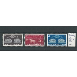 Luxemburg 480, 481, 483  Europäise Einigung  MH/ongebr   CV 140 €