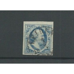 Nederland 1 plt II-10 "LEIDEN-B"  VFU/gebr  CV 200+ €