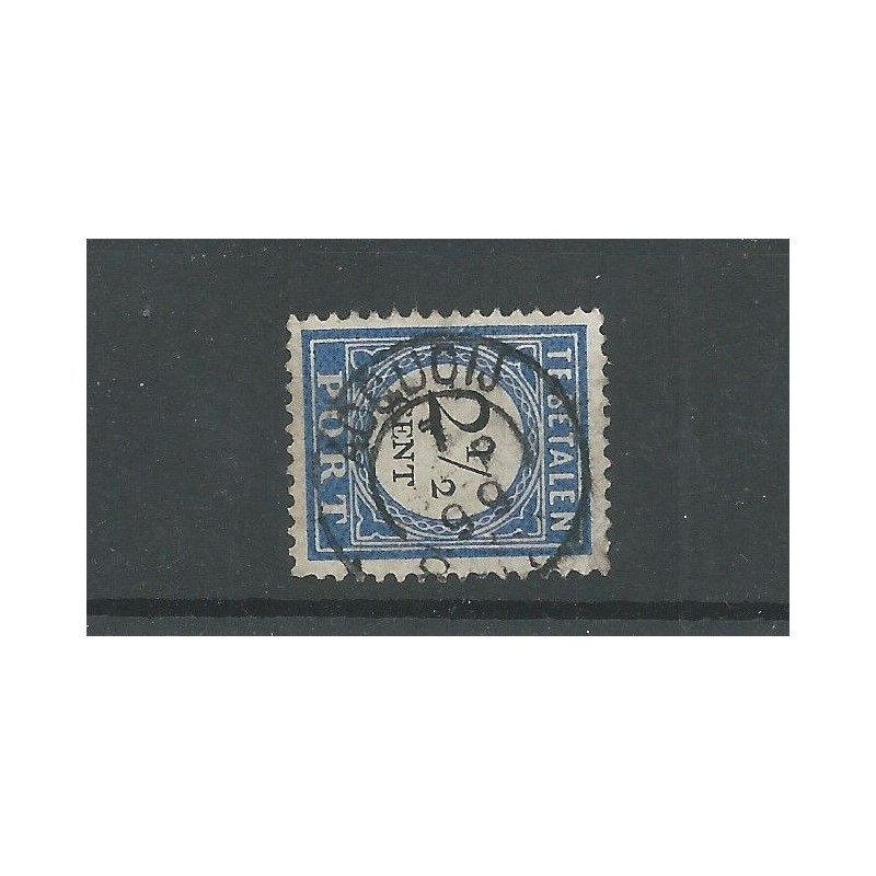 Nederland P16 met "ACQUOIJ 1899" kleinrond VFU/gebr CV 120+ € Nederland P16 met "ACQUOIJ 1899" kleinrond VFU/gebr CV 120+ €