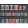 Nederland 518-537 "EN FACE" serie LUXE  MH/ongebr  CV 500 €
