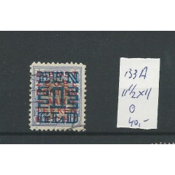 Nederland  133A 11,5x11 Opruimingsuitgifte   VFU/gebr  CV 40 €