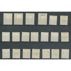 Nederland 518-537 "EN FACE" serie LUXE  MH/ongebr  CV 500 €