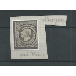 Luxemburg  1c  Willem III 1852  VFU/gebr   CV 70 € nice cancel