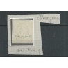 Luxemburg  1c  Willem III 1852  VFU/gebr   CV 70 € nice cancel
