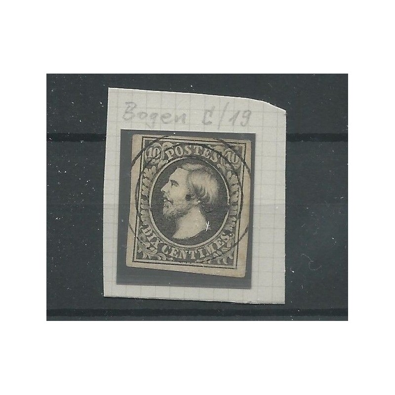 Luxemburg 1c-19 Willem III 1852 VFU/gebr CV 70 € nice cancel Luxemburg 1c-19 Willem III 1852 VFU/gebr CV 70 € nice cancel