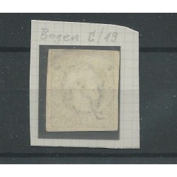 Luxemburg  1c-19  Willem III 1852  VFU/gebr   CV 70 € nice cancel