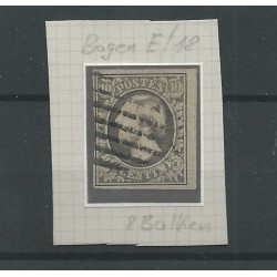 Luxemburg  1e-18 Willem III 1852  VFU/gebr   CV 70+ €