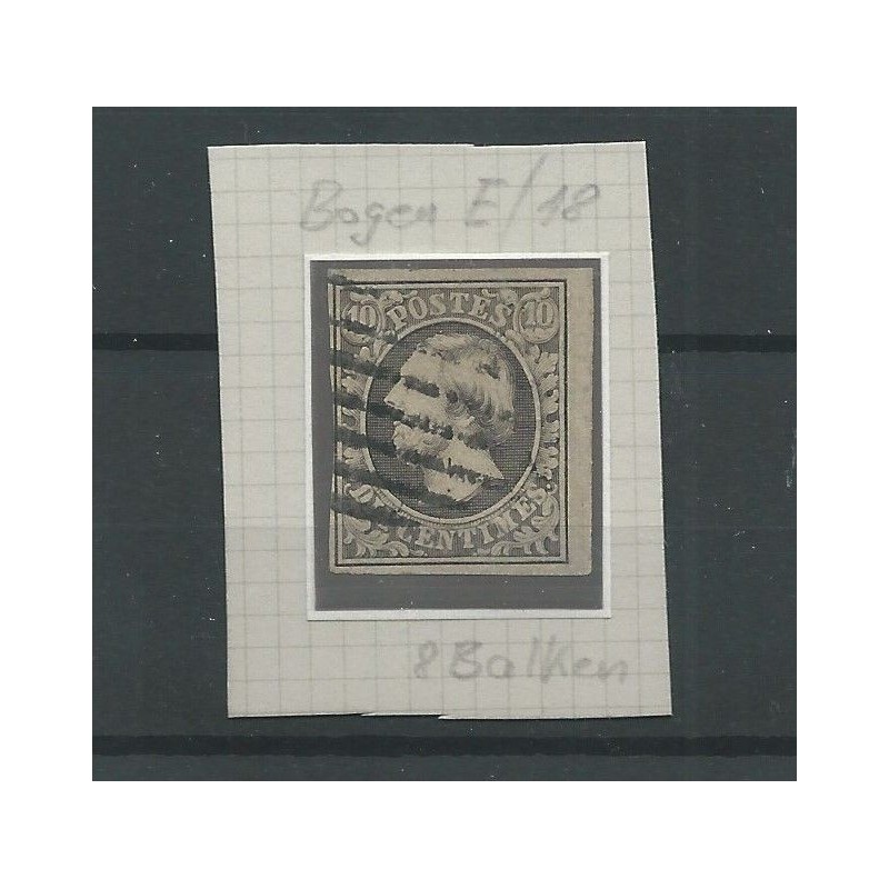 Luxemburg 1e-18 Willem III 1852 VFU/gebr CV 70+ € Luxemburg 1e-18 Willem III 1852 VFU/gebr CV 70+ €