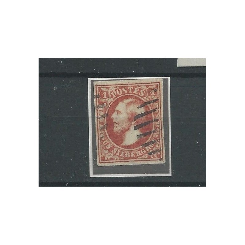 Luxemburg 2e Willem III 1852 VFU/gebr CV 95 € Luxemburg 2e Willem III 1852 VFU/gebr CV 95 €