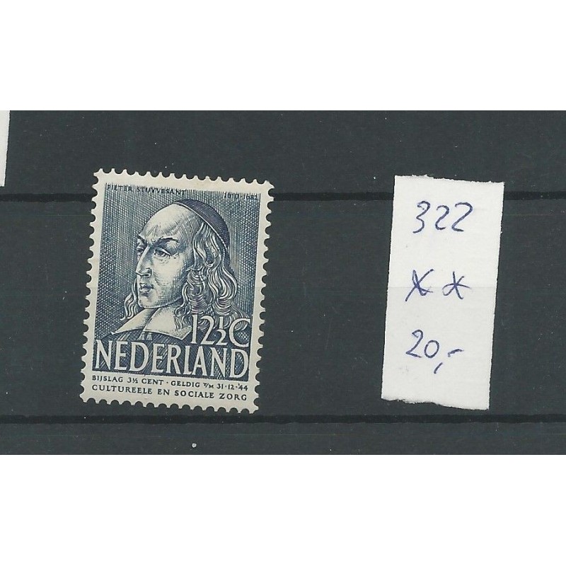 Nederland 322 Zomer 1939 MNH/postfris CV 20 € Nederland 322 Zomer 1939 MNH/postfris CV 20 €