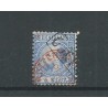 Nederland  7 met "ROTTERDAM 1868" in rood  VFU/gebr  CV  50+ €