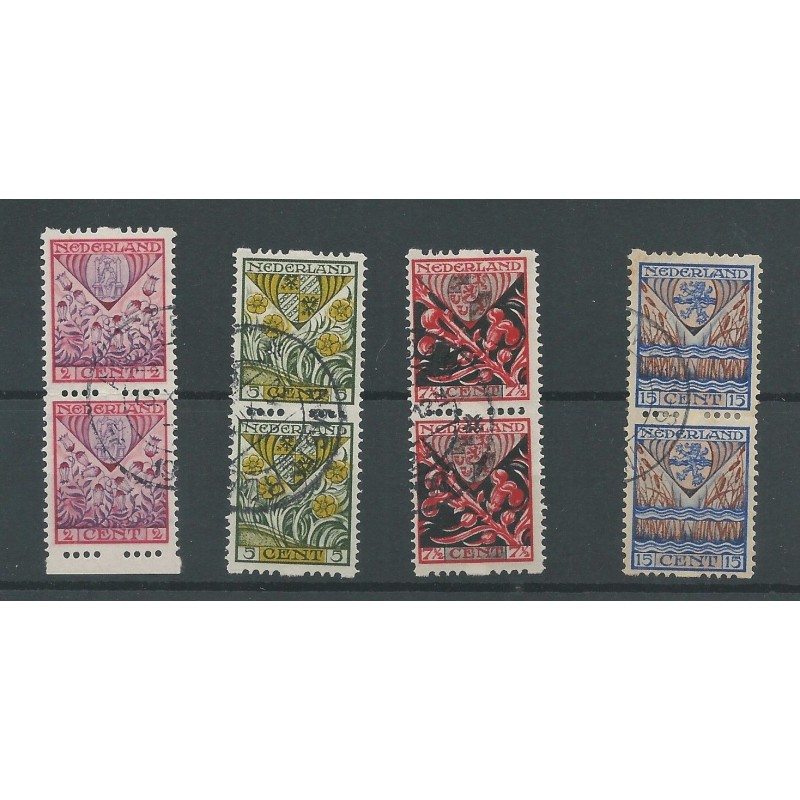 Nederland R78-81 Kind 1929 Vertikaal Paartje VFU/gebr CV 63 € Nederland R78-81 Kind 1929 Vertikaal Paartje VFU/gebr CV 63 €