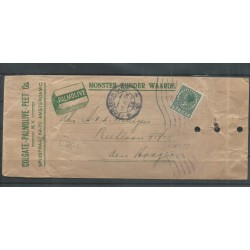Nederland 177 op PALMOLIVE Monsterzakje VFU/gebr CV  100+ €