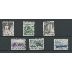 Nederland 550-555 Zomer 1950  MNH/postfris   CV 52 €